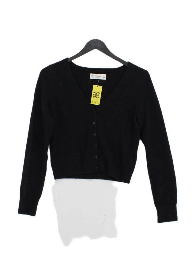 Abercrombie & Fitch Women's Cardigan S Black 100% Nylon