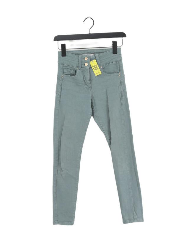 Next Women's Jeans UK 6 Green Cotton with Elastane, Other