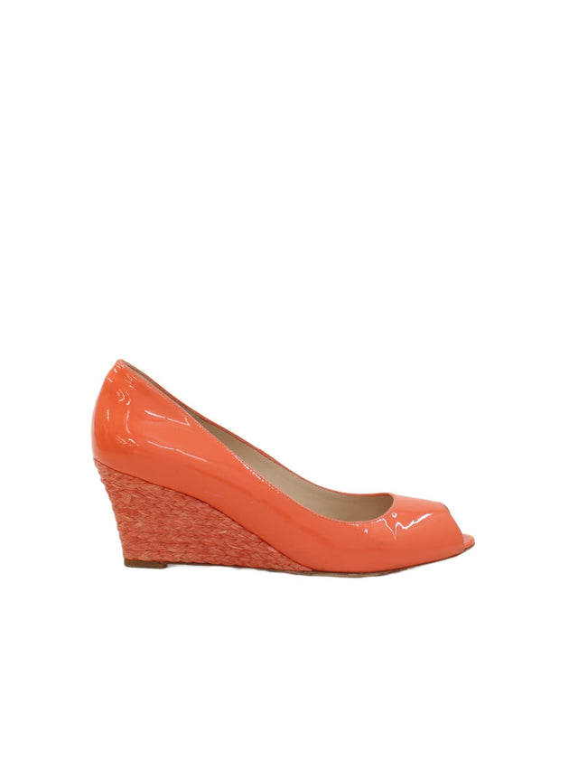 L.K. Bennett Women's Heels UK 6 Orange 100% Other