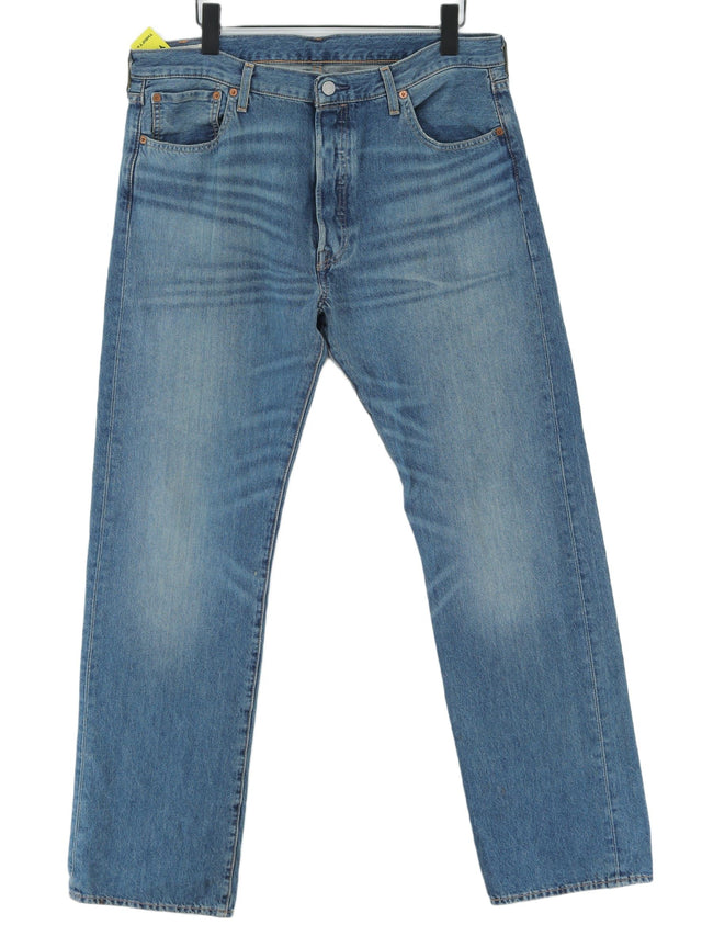 Levi’s Men's Jeans W 36 in; L 32 in Blue Cotton with Elastane