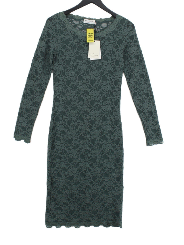 Rosemunde Women's Midi Dress S Green Cotton with Polyamide, Viscose