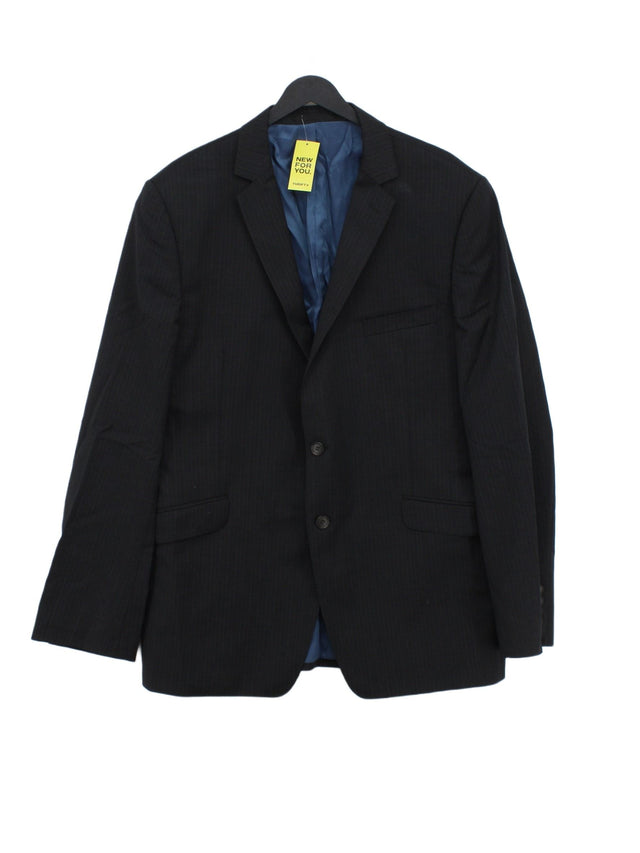 John Lewis Men's Blazer Chest: 36 in Blue 100% Wool