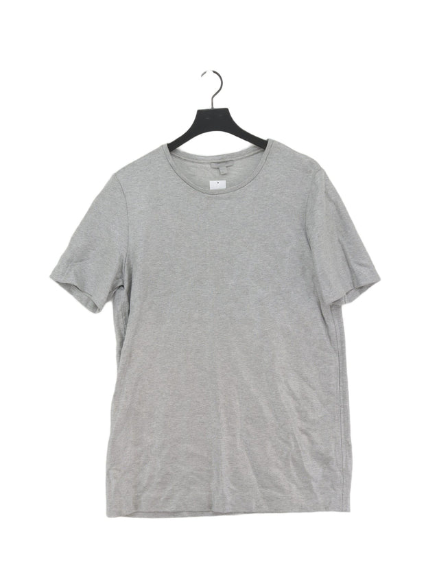 COS Women's Top M Grey Cotton with Viscose