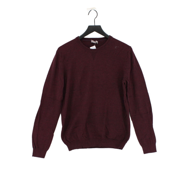 A-Frame Men's Jumper M Purple 100% Cotton