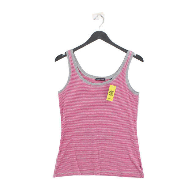 Marc O'Polo Women's T-Shirt L Pink 100% Cotton
