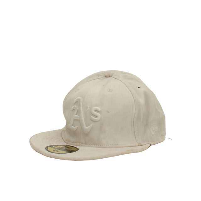 New Era Men's Hat M Cream 100% Other