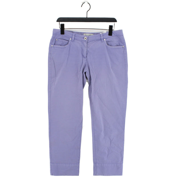Henry Cotton's Women's Jeans W 31 in Purple Cotton with Elastane
