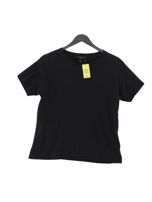 AllSaints Women's T-Shirt M Black 100% Other