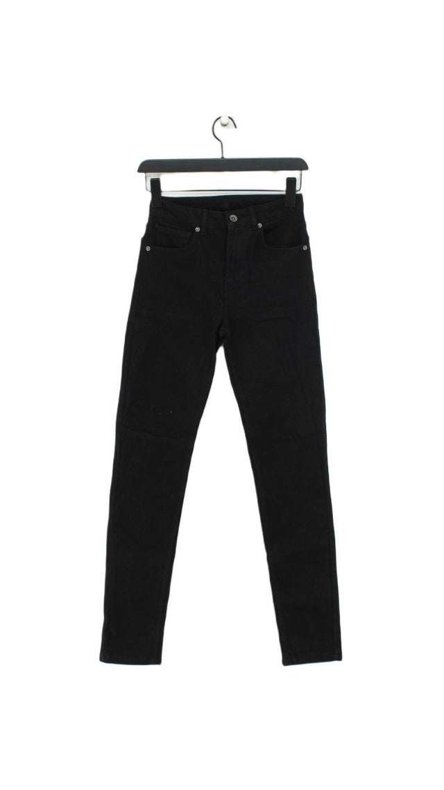 Jigsaw Women's Jeans W 24 in Black Polyester with Cotton