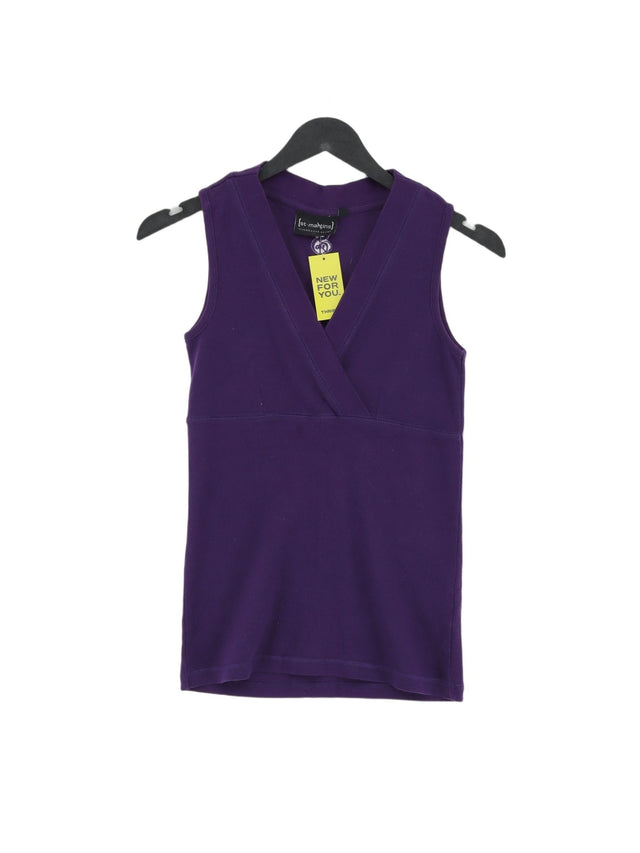 St-Martins Women's T-Shirt S Purple 100% Cotton