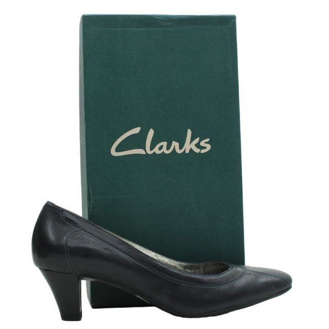 Clarks Women's Heels UK 5.5 Black 100% Other