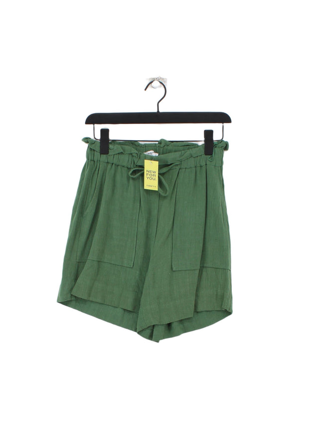 Suncoo Women's Shorts S Green Viscose with Other
