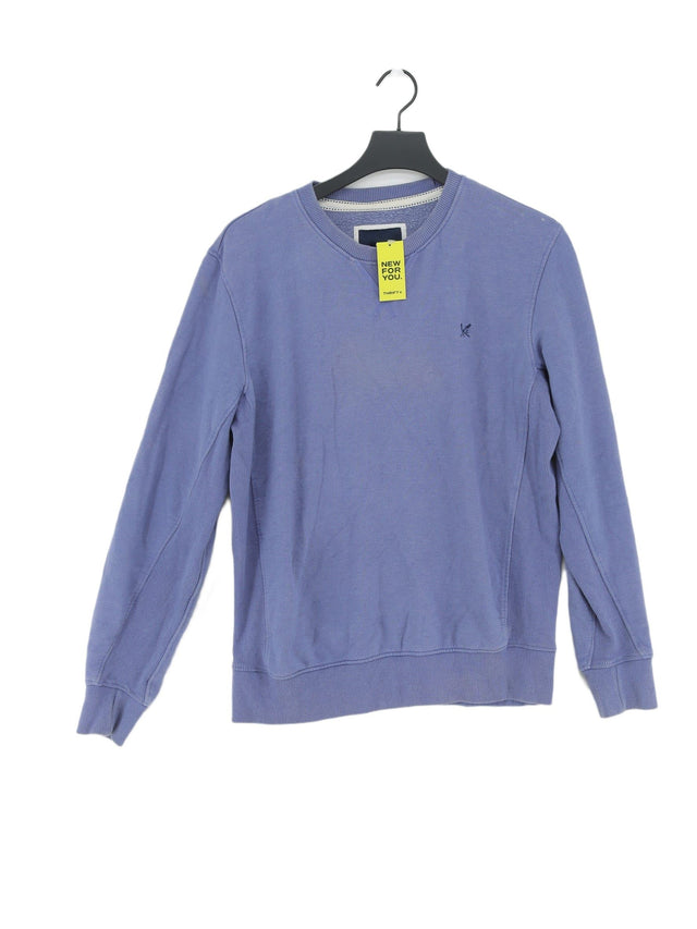 Crew Clothing Men's Jumper M Blue Cotton with Polyester