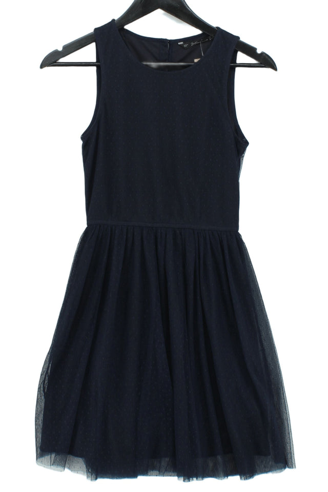 Zara Women's Midi Dress S Blue 100% Polyester