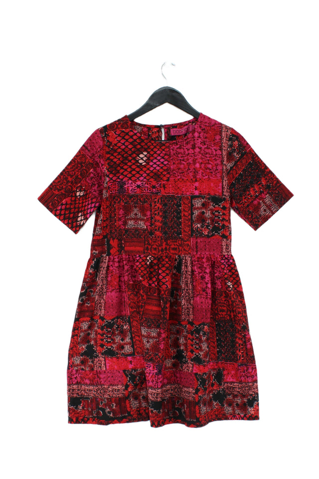 Boohoo Women's Mini Dress M Red 100% Polyester
