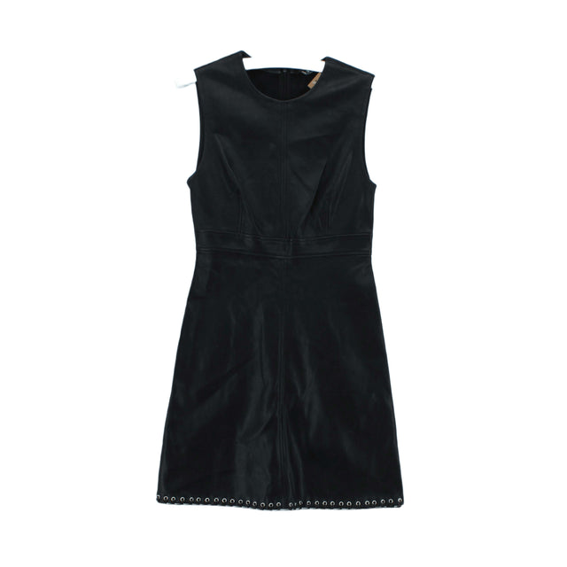 Zara Women's Midi Dress XS Black 100% Polyester