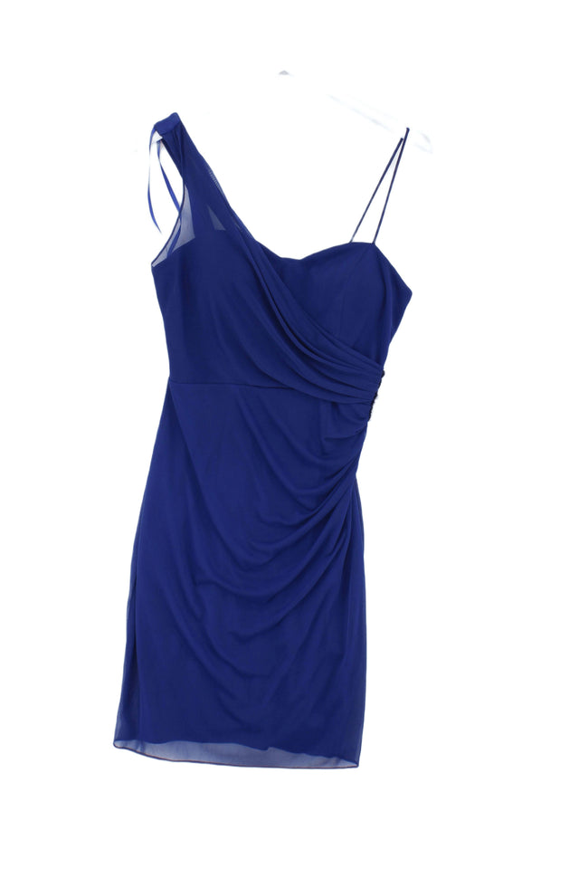 Cache Women's Mini Dress UK 10 Blue 100% Polyester