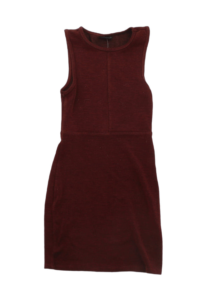 Topshop Women's Mini Dress S Red 100% Other