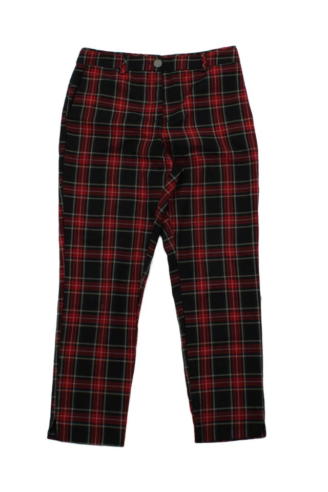Pimkie Women's Trousers UK 6 Red 100% Other