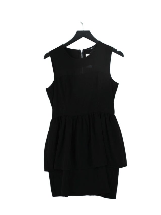 H&M Women's Mini Dress Black 100% Polyester