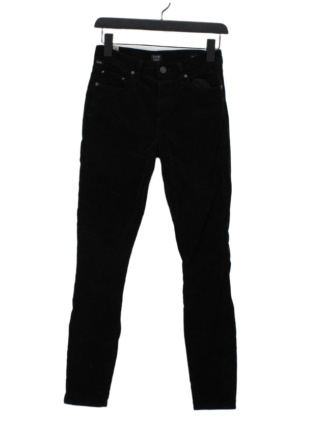 Citizens Of Humanity Women's Trousers W 26 in Black Cotton with Elastane