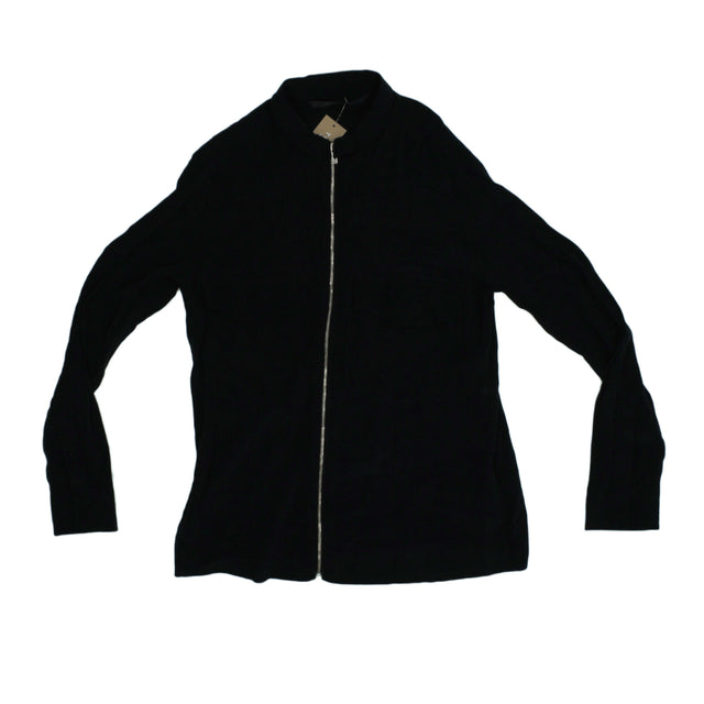 Zara Women's Cardigan S Black 100% Viscose