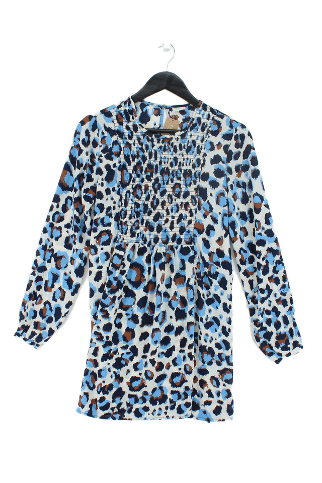 Jacqueline De Yong Women's Mini Dress UK 8 Blue 100% Other