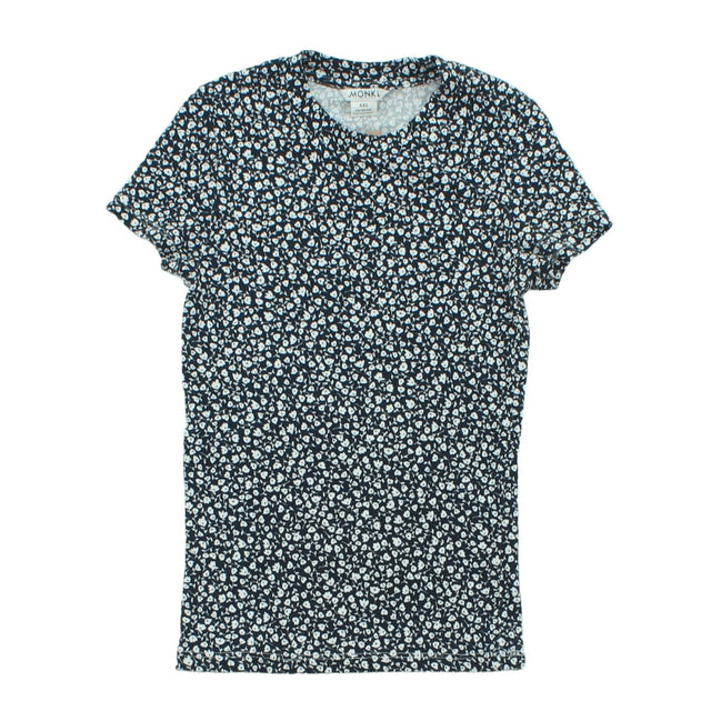 Monki Women's Top XXS Black Cotton with Other