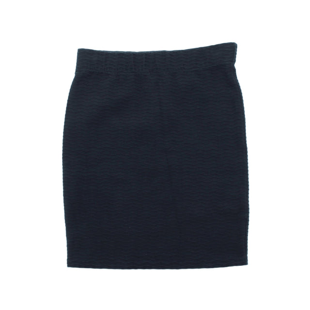 Jack Wills Women's Mini Skirt UK 8 Blue Cotton with Elastane