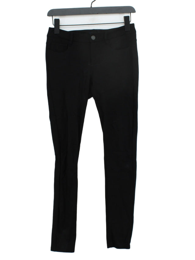 Paige Women's Jeans UK 26 Black Viscose with Elastane, Polyamide