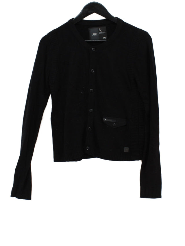 G-Star Raw Women's Cardigan S Black Viscose with Polyamide