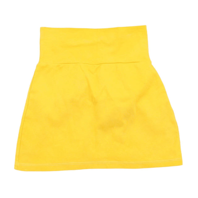 American Apparel Women's Mini Skirt S Yellow 100% Cotton