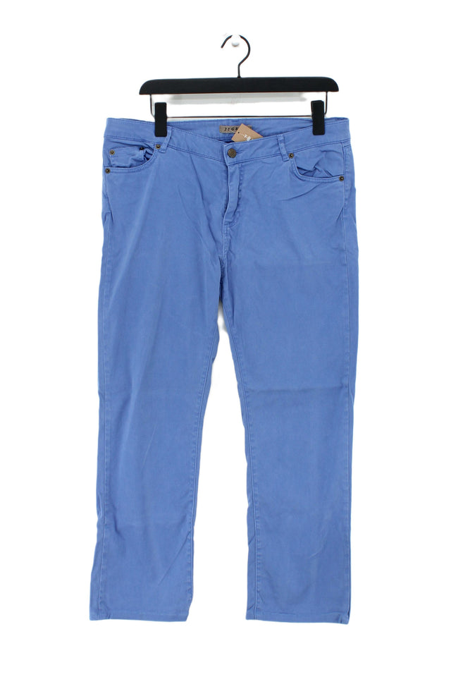 Jigsaw Women's Jeans W 34 in; L 32 in Blue Cotton with Elastane
