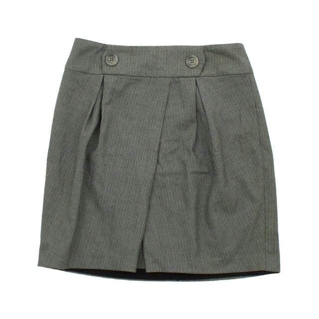 Review Women's Mini Skirt UK 8 Grey Polyester with Elastane