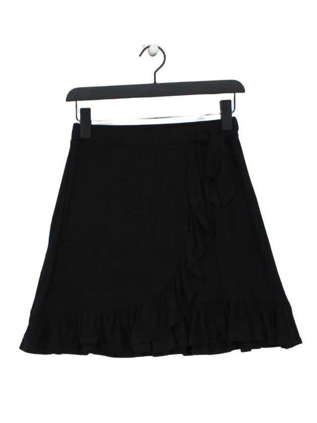 Brave Soul Women's Mini Skirt M Black Viscose with Elastane