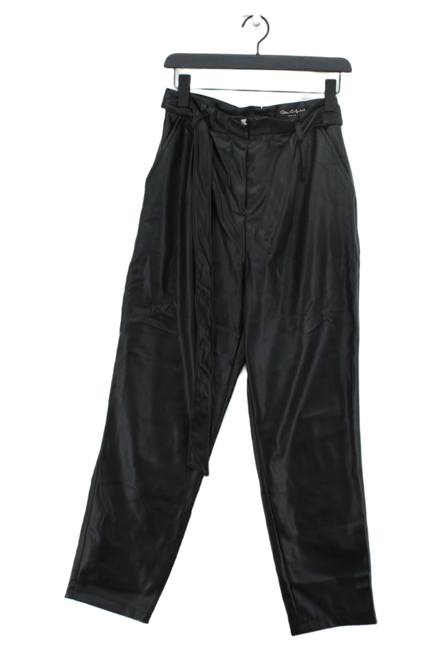 Miss Selfridge Women's Trousers UK 10 Black 100% Other