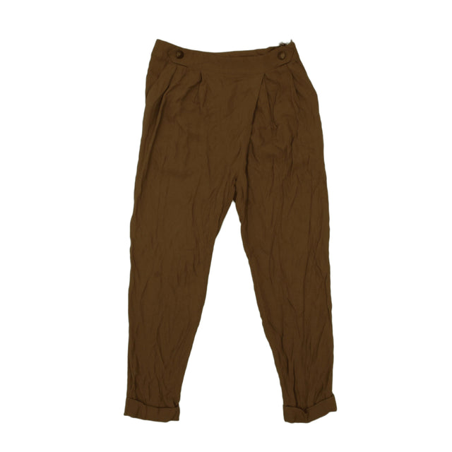 Topshop Women's Trousers UK 6 Brown 100% Other