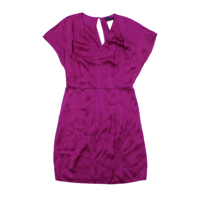 Tara Jarmon Women's Midi Dress UK 8 Pink 100% Other