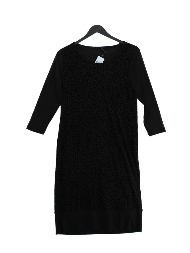 Foil Women's Mini Dress S Black Polyester with Elastane