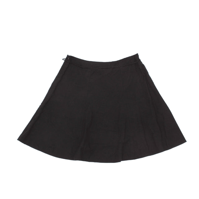 Ben Sherman Women's Mini Skirt M Black Cotton with Polyester