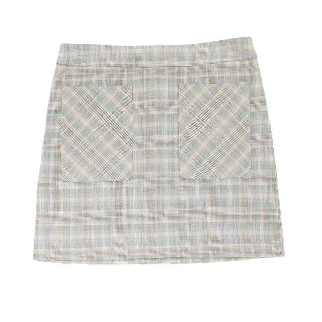 Next Women's Mini Skirt UK 10 Multi Polyester with Viscose, Elastane