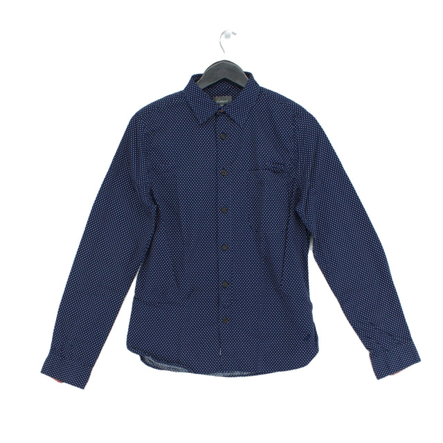 Linea Men's T-Shirt S Blue 100% Cotton