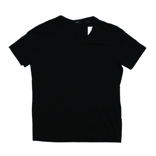 Theory Men's T-Shirt XS Black 100% Cotton