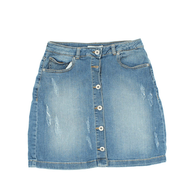B.Young Women's Mini Skirt UK 8 Blue 100% Other