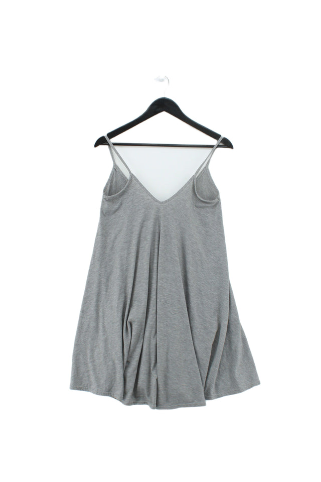Boohoo Women's Mini Dress UK 10 Grey Polyester with Viscose, Other