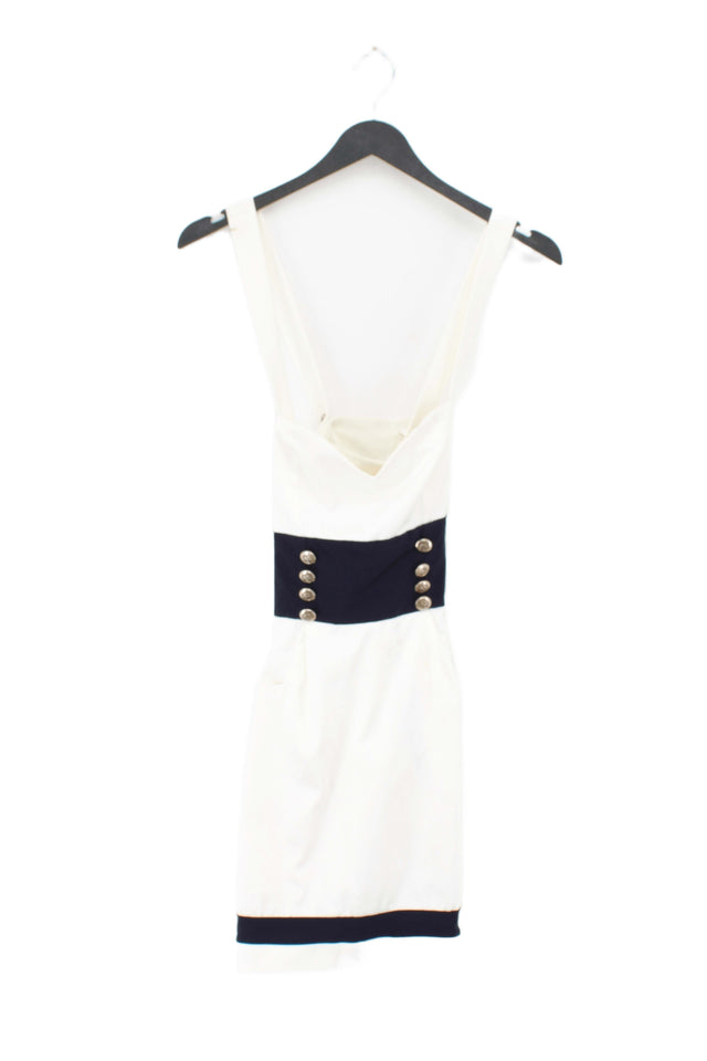 Rare Women's Mini Dress UK 10 White 100% Polyester
