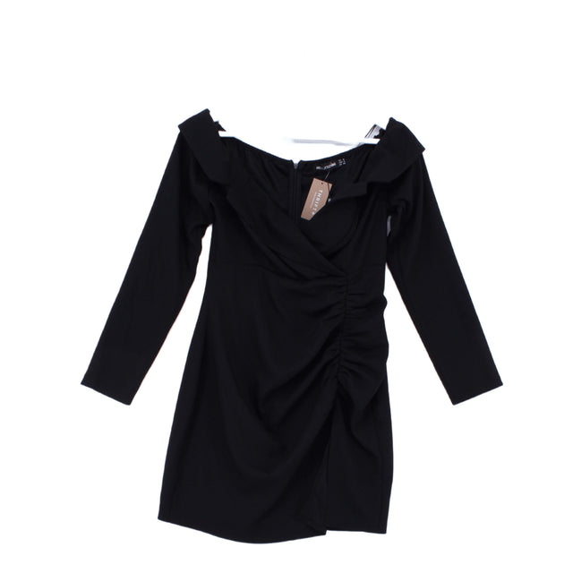 New Pretty Little Thing Women's Mini Dress S Black 100% Polyester