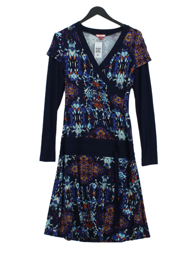 Joe Browns Women's Maxi Dress UK 8 Blue 100% Cotton