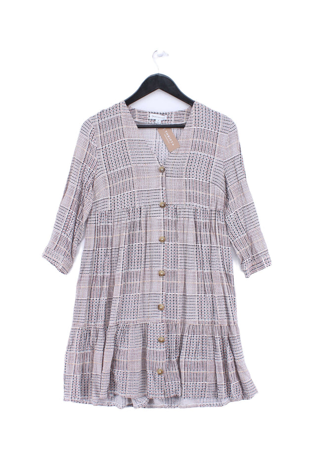 Warehouse Women's Mini Dress UK 8 Multi 100% Viscose