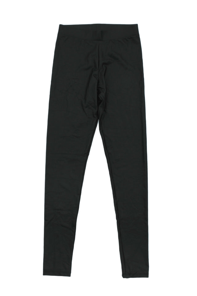 New Look Women's Trousers UK 10 Black Polyester with Elastane